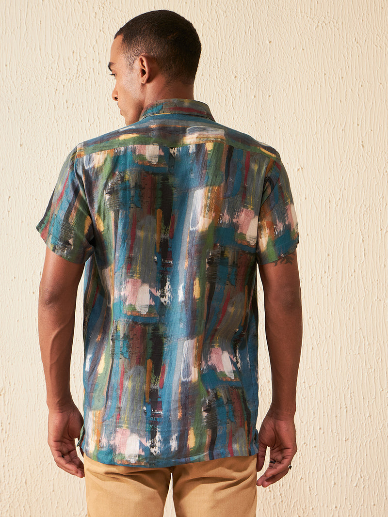 Multi Color: Half Sleeves Sustainable Hemp Shirt
