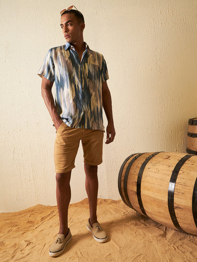 Grey: Half Sleeves Sustainable Hemp Shirt