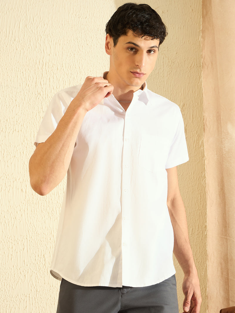 White: Smart Slim Fit Formal Shirt