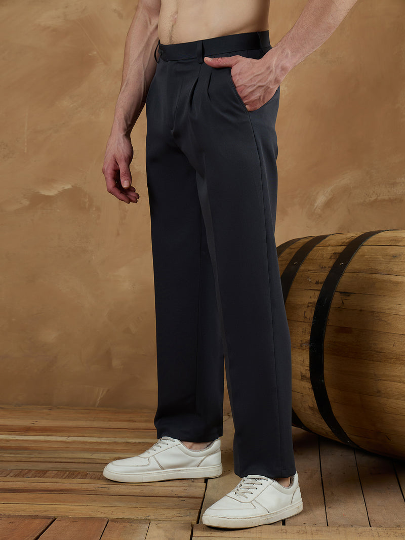 Charcoal: Korean Baggy Fit Trouser