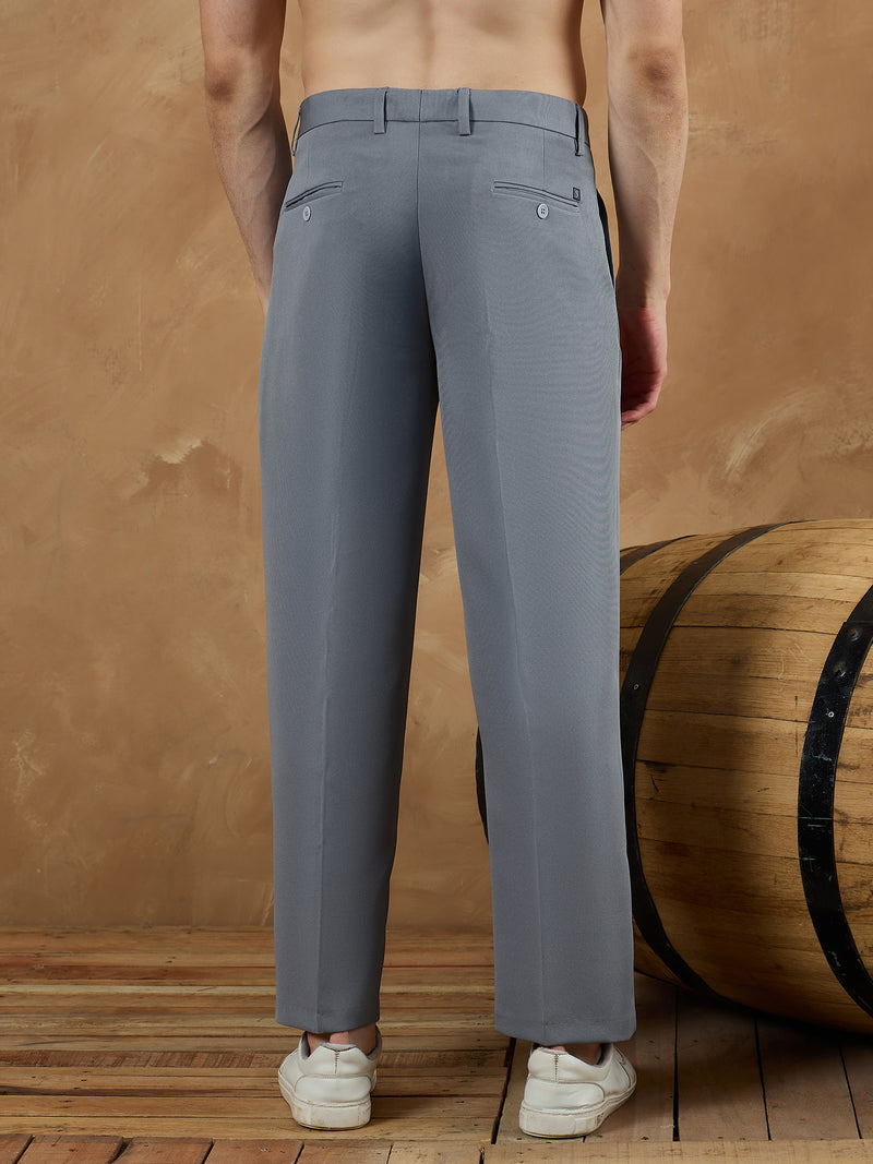 Stone Grey: Korean Baggy Fit Trouser