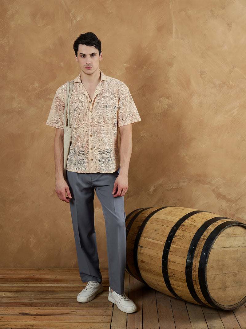 Steel Blue: Korean Baggy Fit Trouser