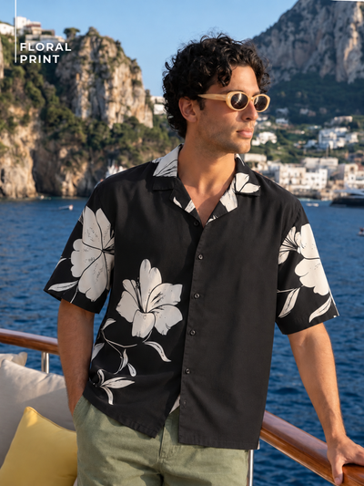 Half Sleeves Floral Printed Shirt