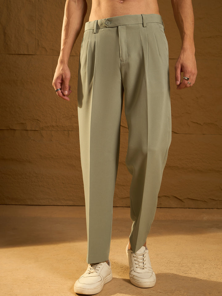 Korean Baggy Fit Double Pleated Trouser