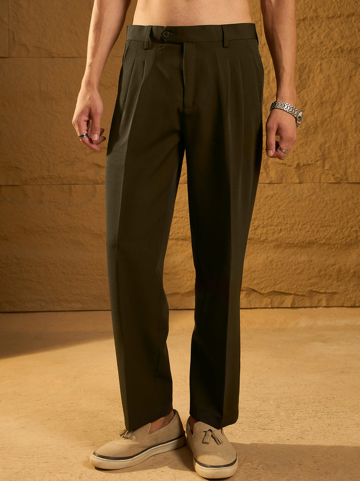 Korean Baggy Fit Double Pleated Trouser