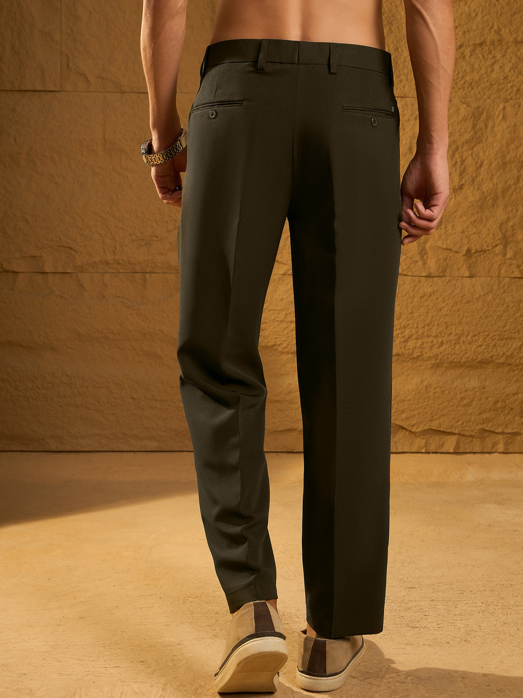 Korean Baggy Fit Double Pleated Trouser