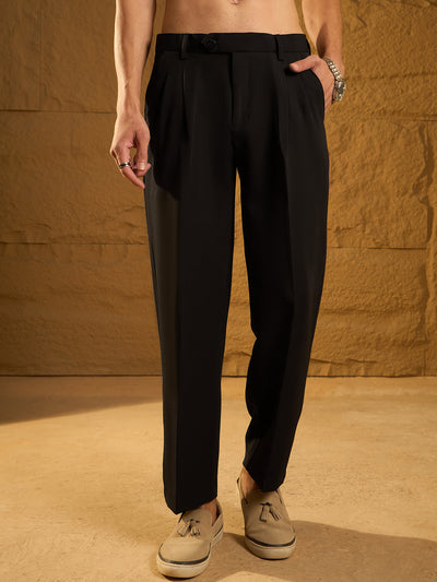 Black: Korean Baggy Fit Trouser