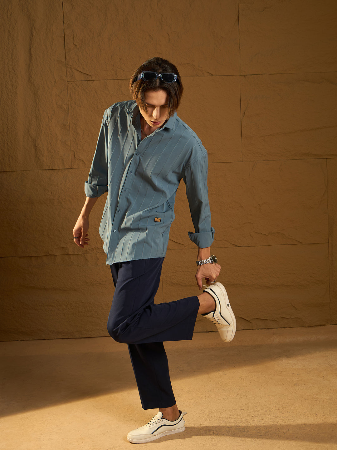 Korean Baggy Fit Double Pleated Trouser