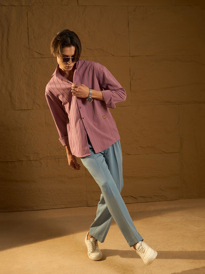 Steel Blue: Baggy Fit Korean Trouser