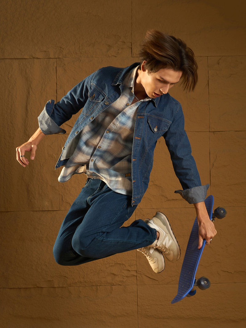 Blue: Korean Baggy Jeans