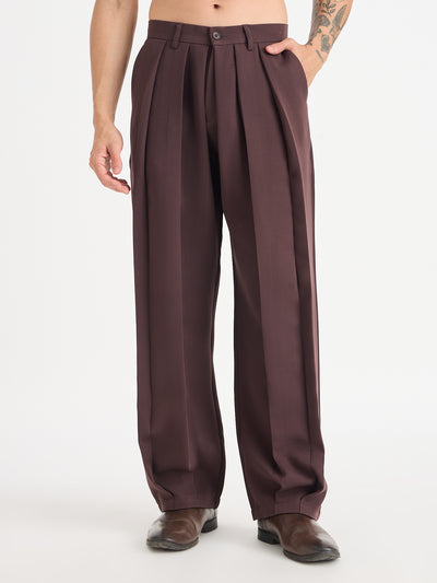 Japanese Three Pleated Trousers