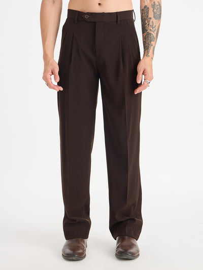 Korean Double Pleated Baggy Trouser