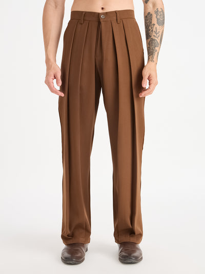 Japanese Three Pleated Trousers