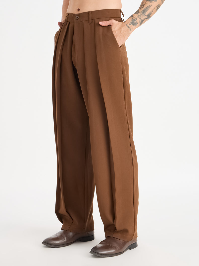 Japanese Three Pleated Trousers