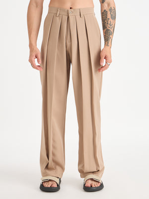 Japanese Three Pleated Trousers