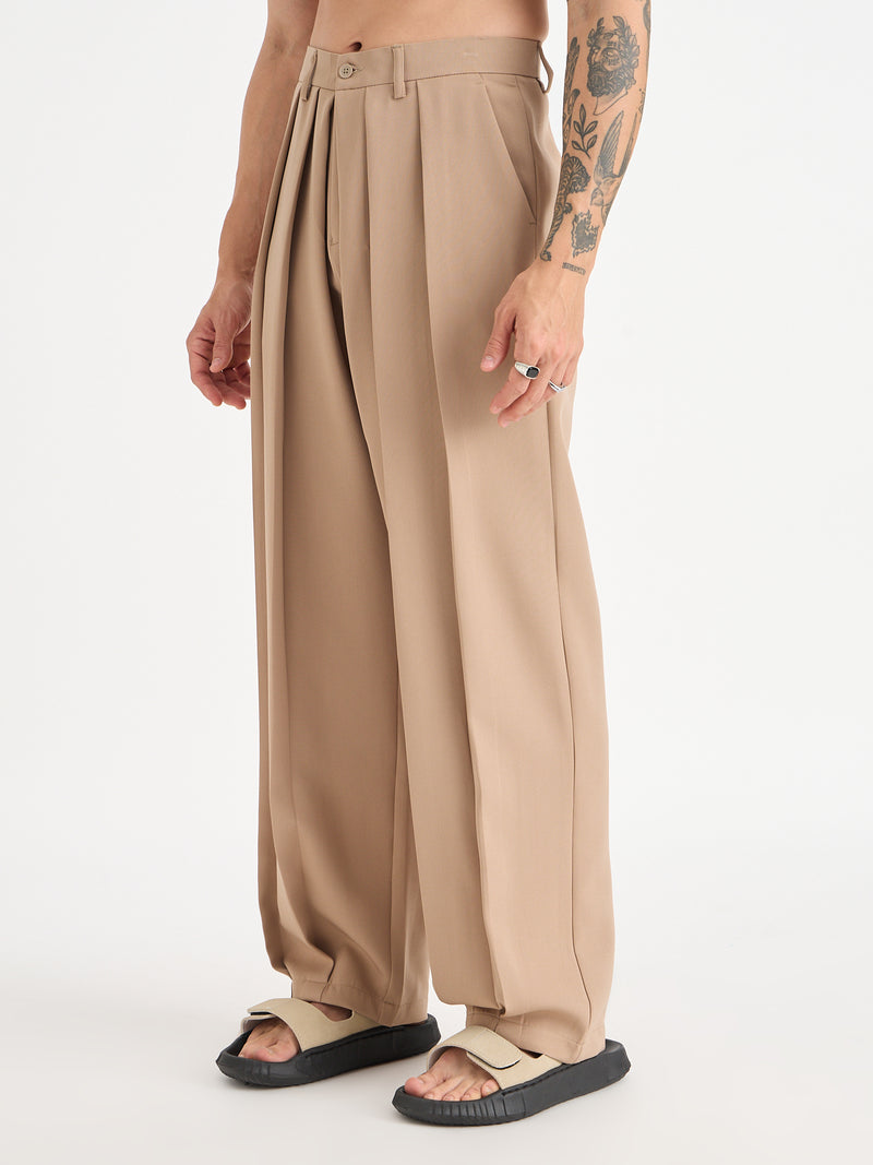 Japanese Three Pleated Trousers