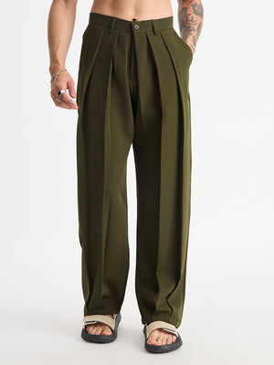 Japanese Three Pleated Trousers