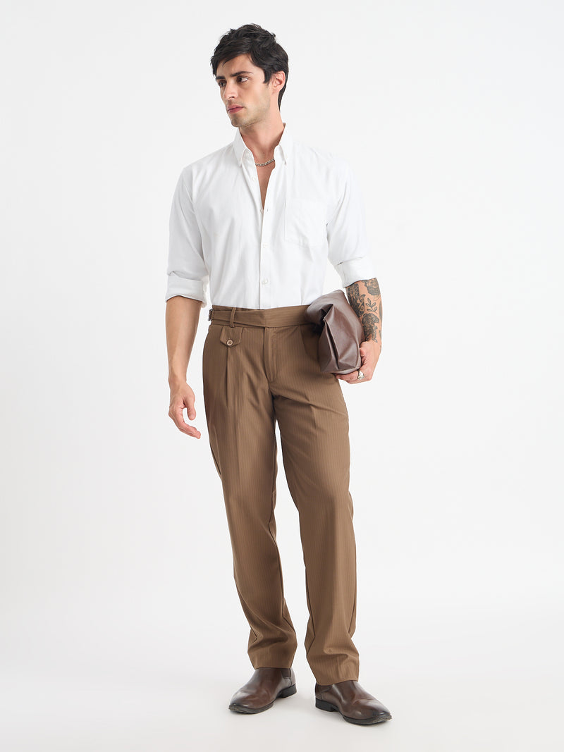 Striped Gurkha Trousers