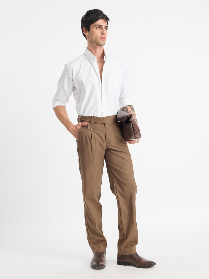 Striped Gurkha Trousers