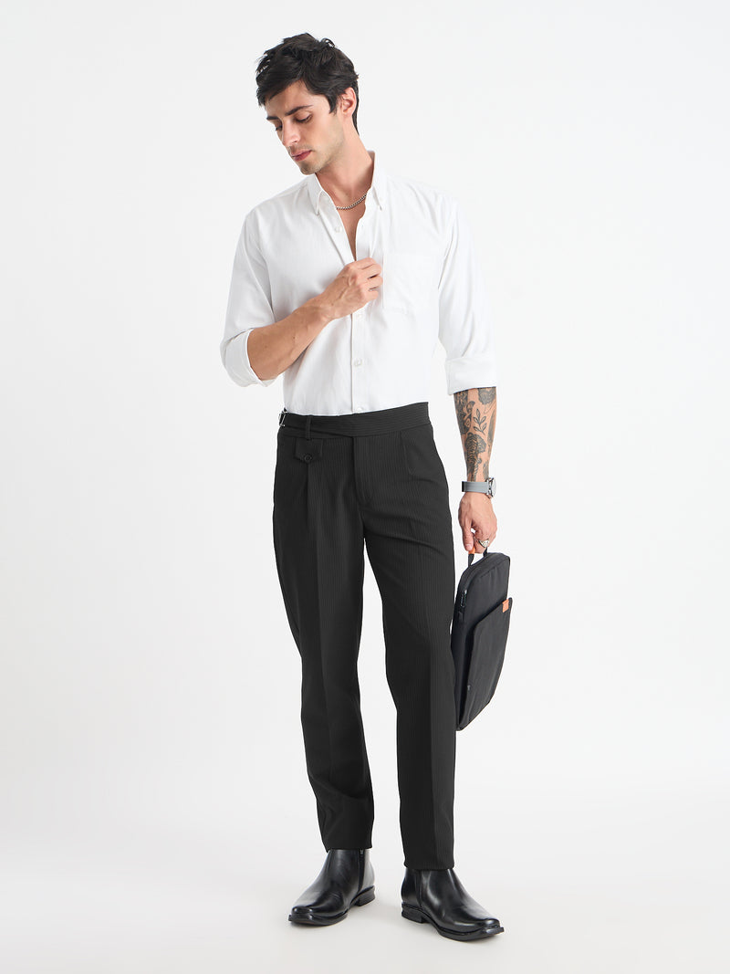 Striped Gurkha Trousers