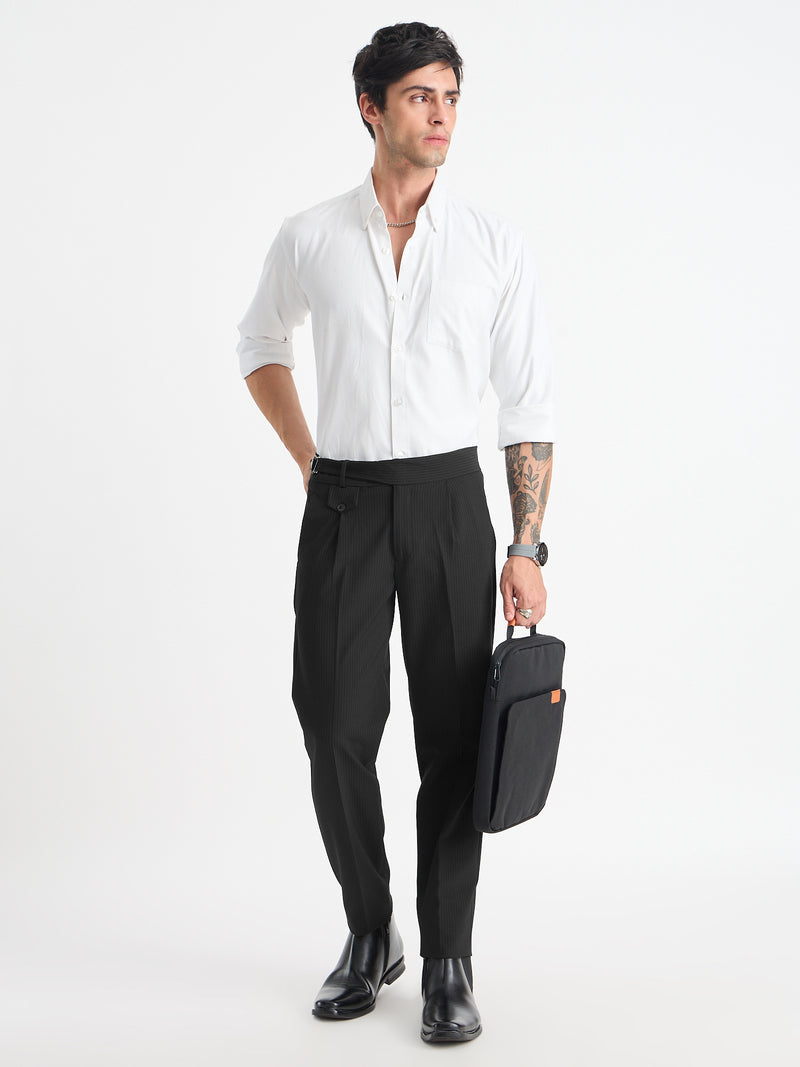 Striped Gurkha Trousers