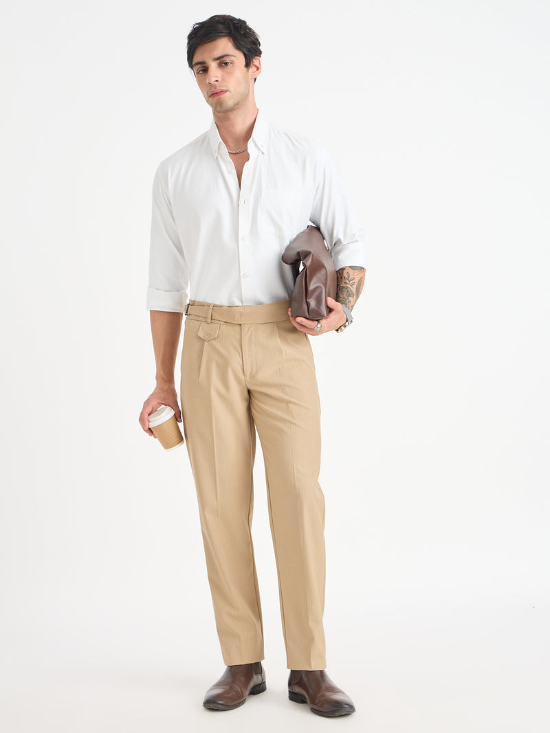 Striped Gurkha Trousers