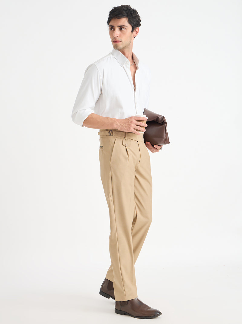 Striped Gurkha Trousers