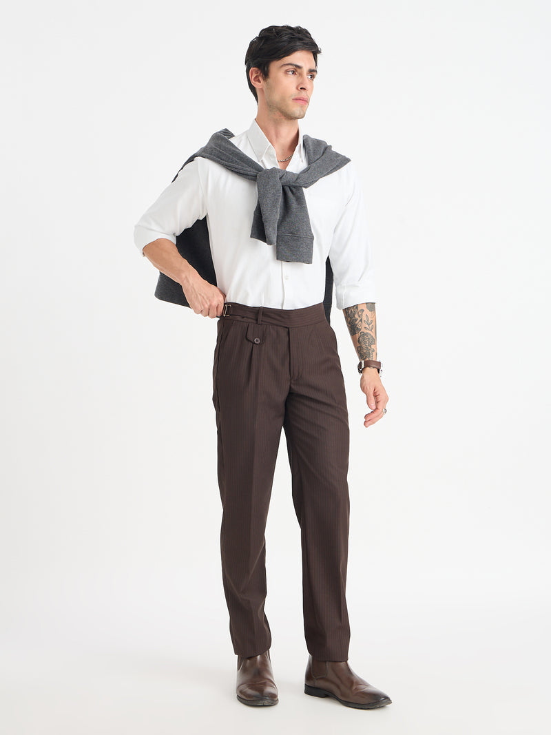 Striped Gurkha Trousers