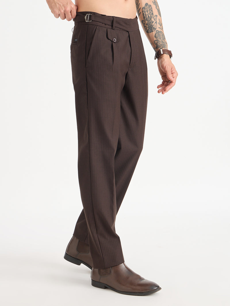 Striped Gurkha Trousers