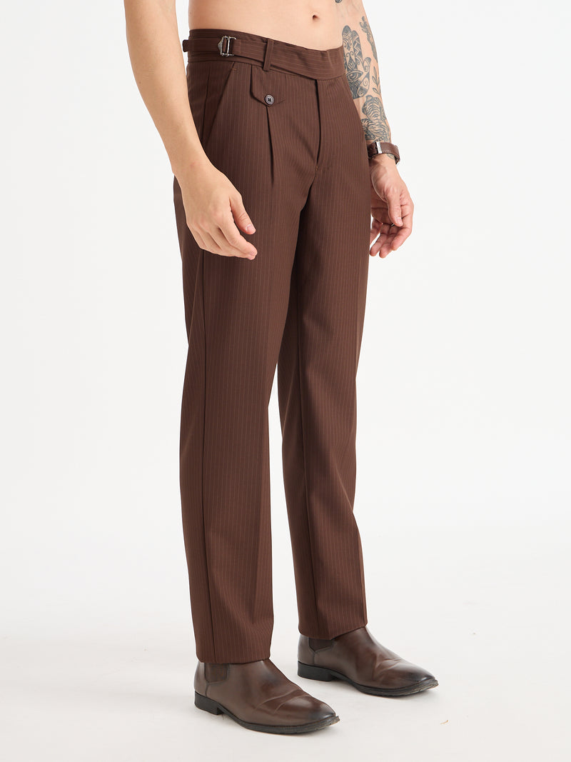 Striped Gurkha Trousers