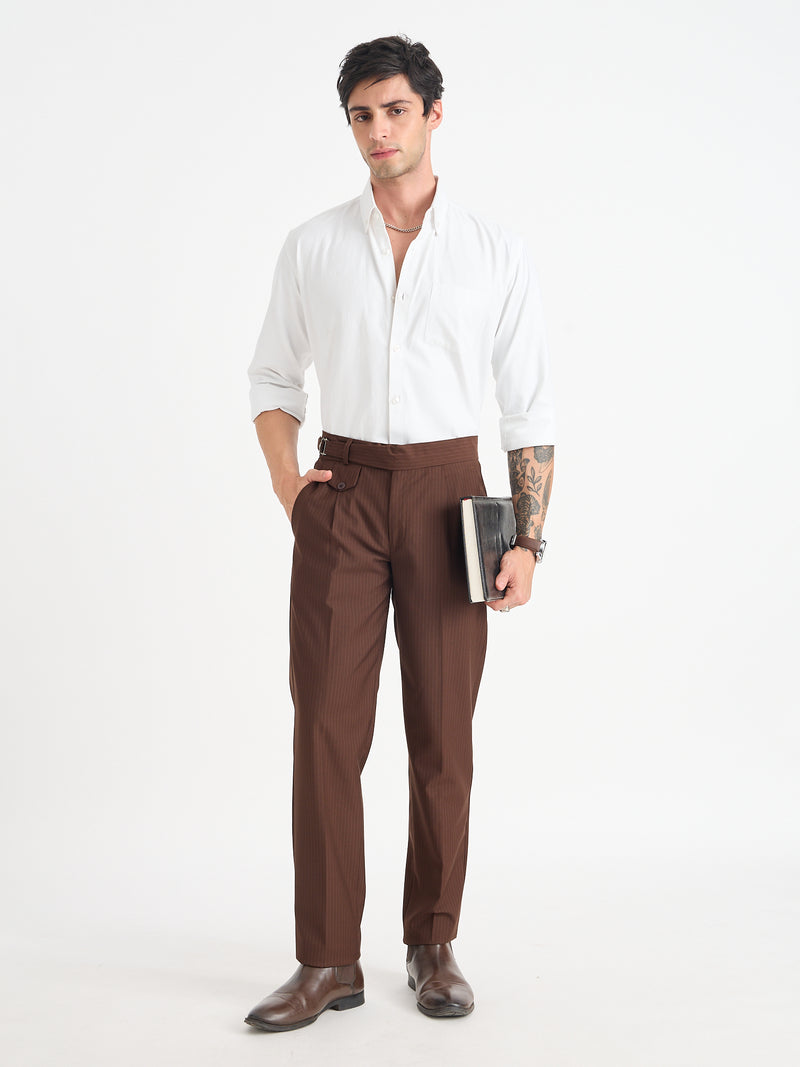 Striped Gurkha Trousers