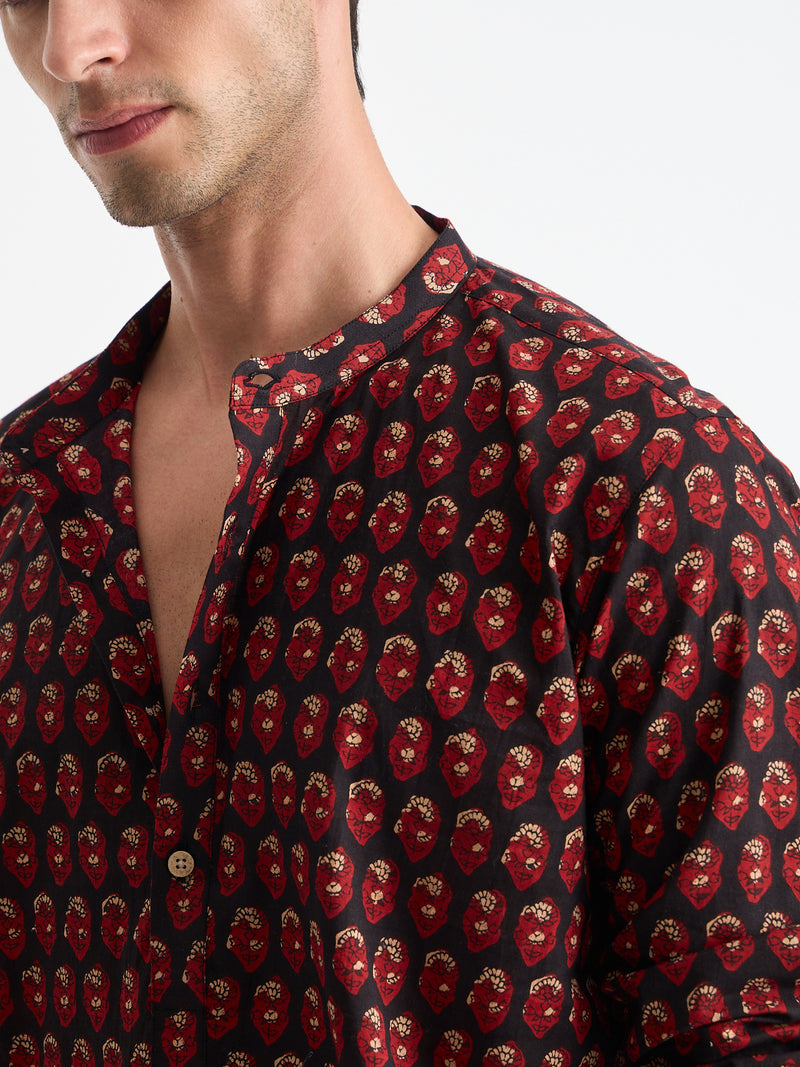 Ethnic Motif Mid-Length Kurta
