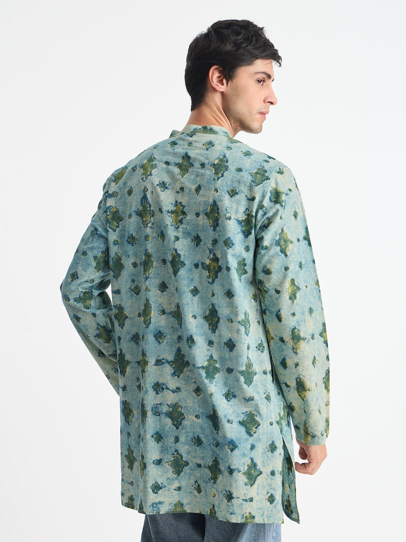 Geometric Motif Printed Kurta