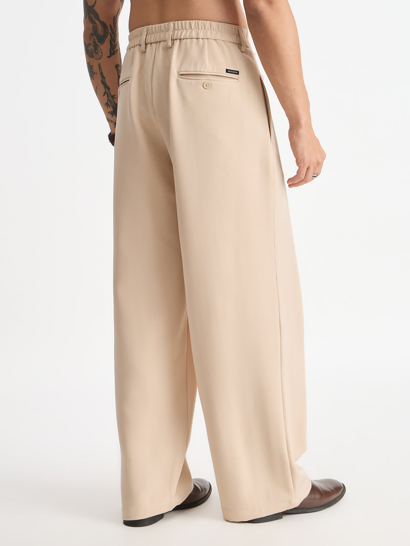 Italian Pleat Baggy Trousers
