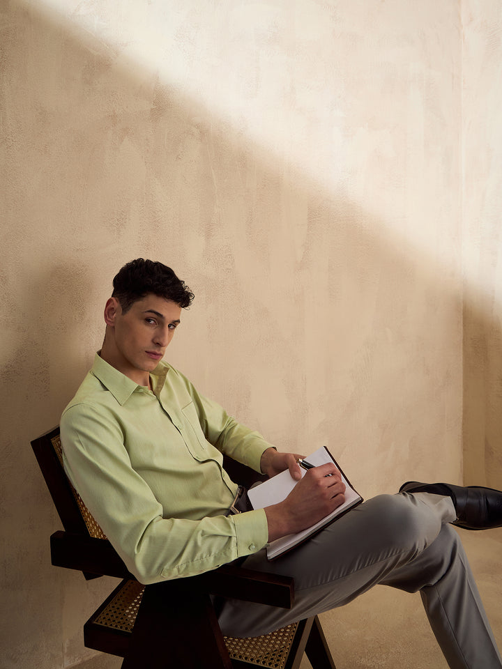 Mint: Spread Collar Shirt