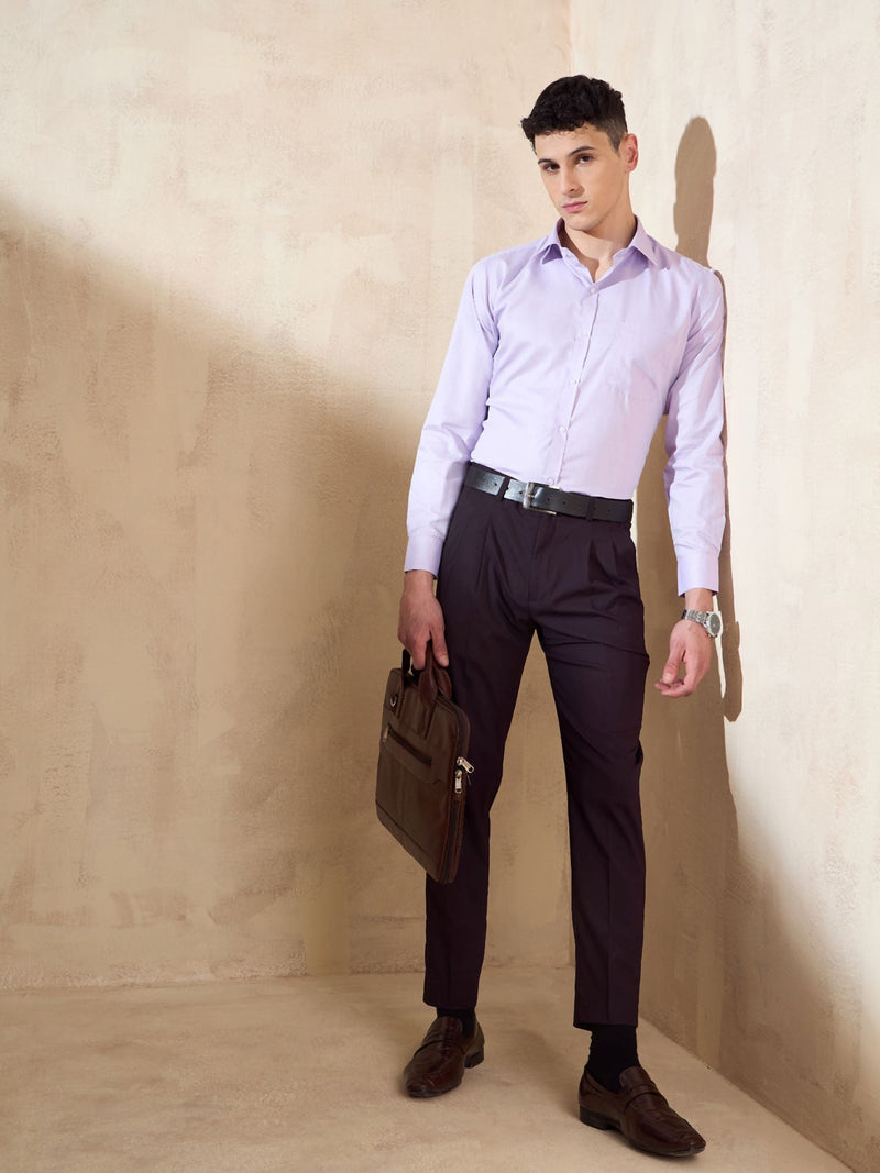 Lavender: Spread Collar Shirt