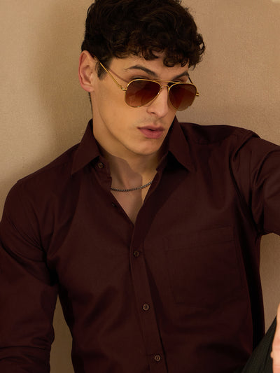 Brown: Formal Shirt