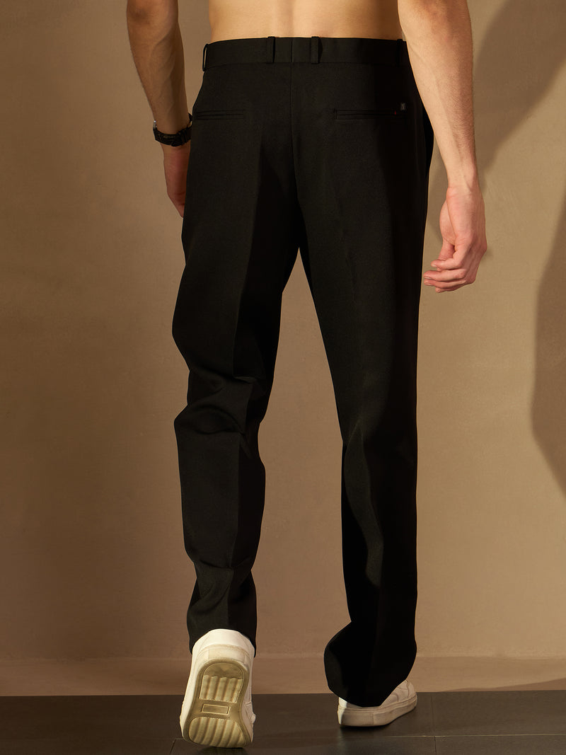 Black: Baggy Fit Korean Trouser