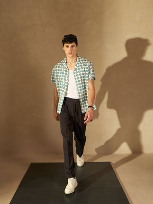 Dark Brown: Baggy Fit Korean Trouser