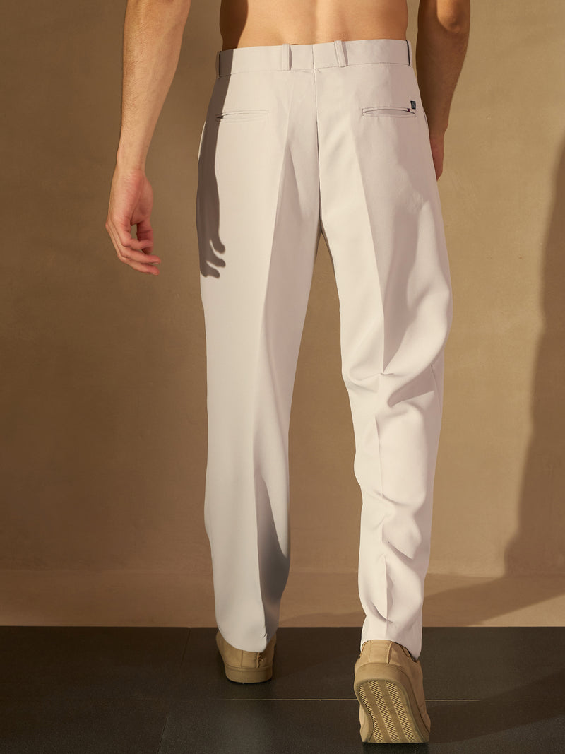 Ice Grey: Korean Baggy Loose Fit Trouser