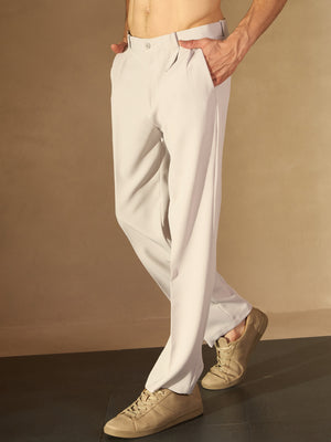 Ice Grey: Korean Baggy Loose Fit Trouser