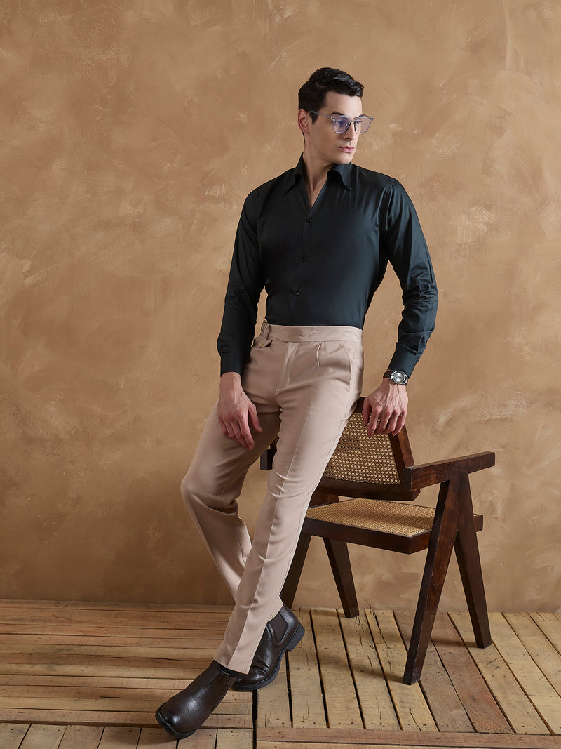 Bottle Green: Cooper Collar Shirt