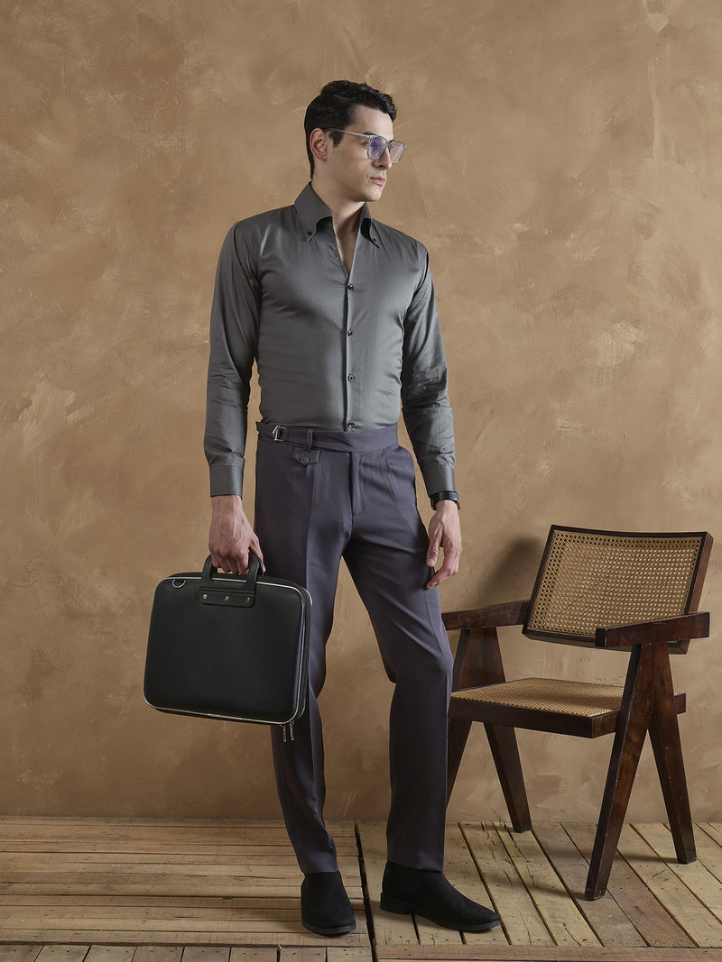 Dark Grey: Cooper Collar Shirt