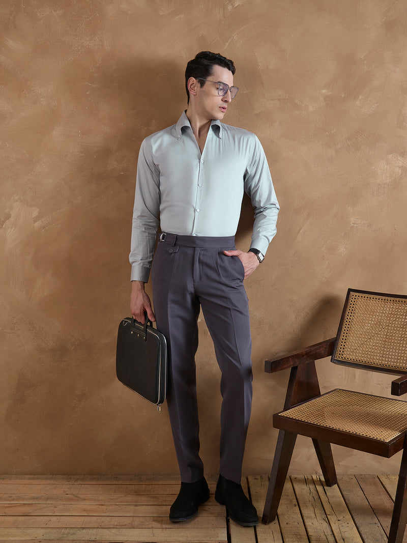 Light Grey: Cooper Collar Shirt