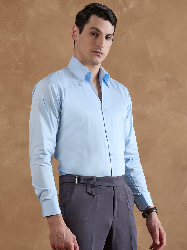 Light Blue: Cooper Collar Shirt
