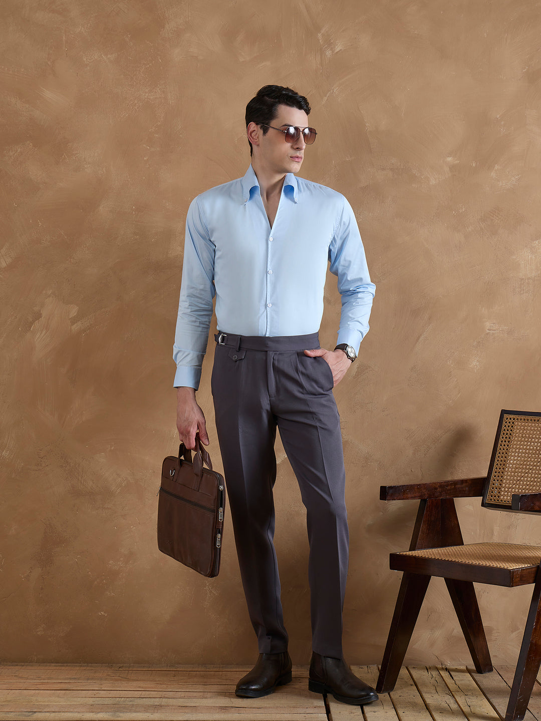 Light Blue: Cooper Collar Shirt