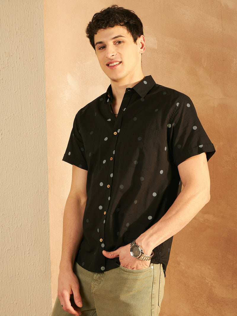 Polka Dots Cotton Shirt