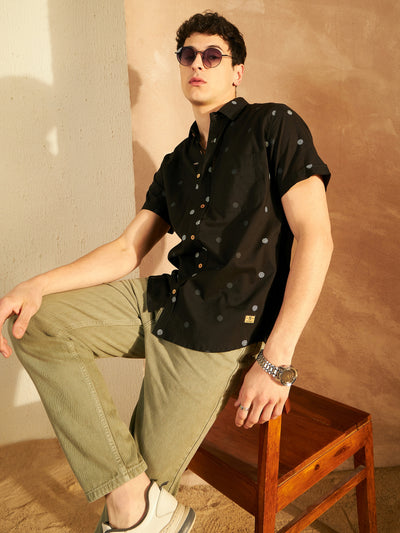 Polka Dots Cotton Shirt