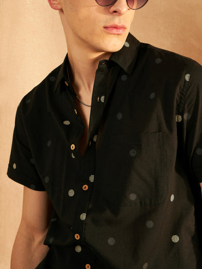 Polka Dots Cotton Shirt