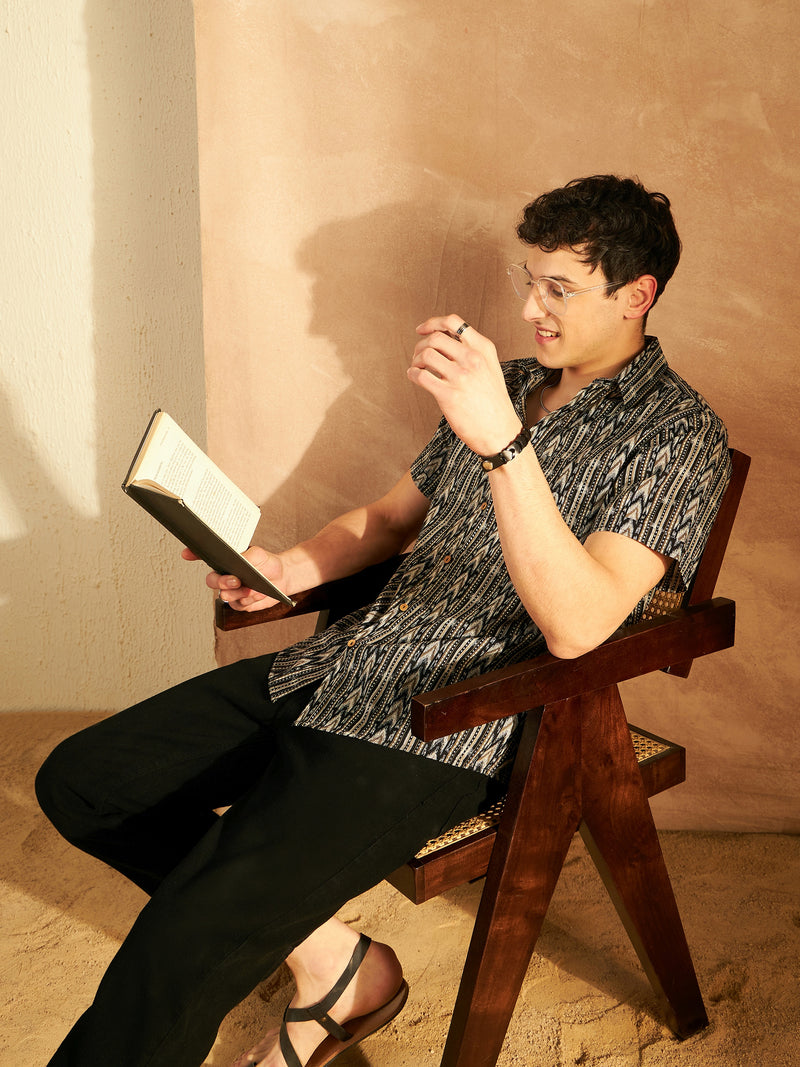 Block Printed Cotton Shirt